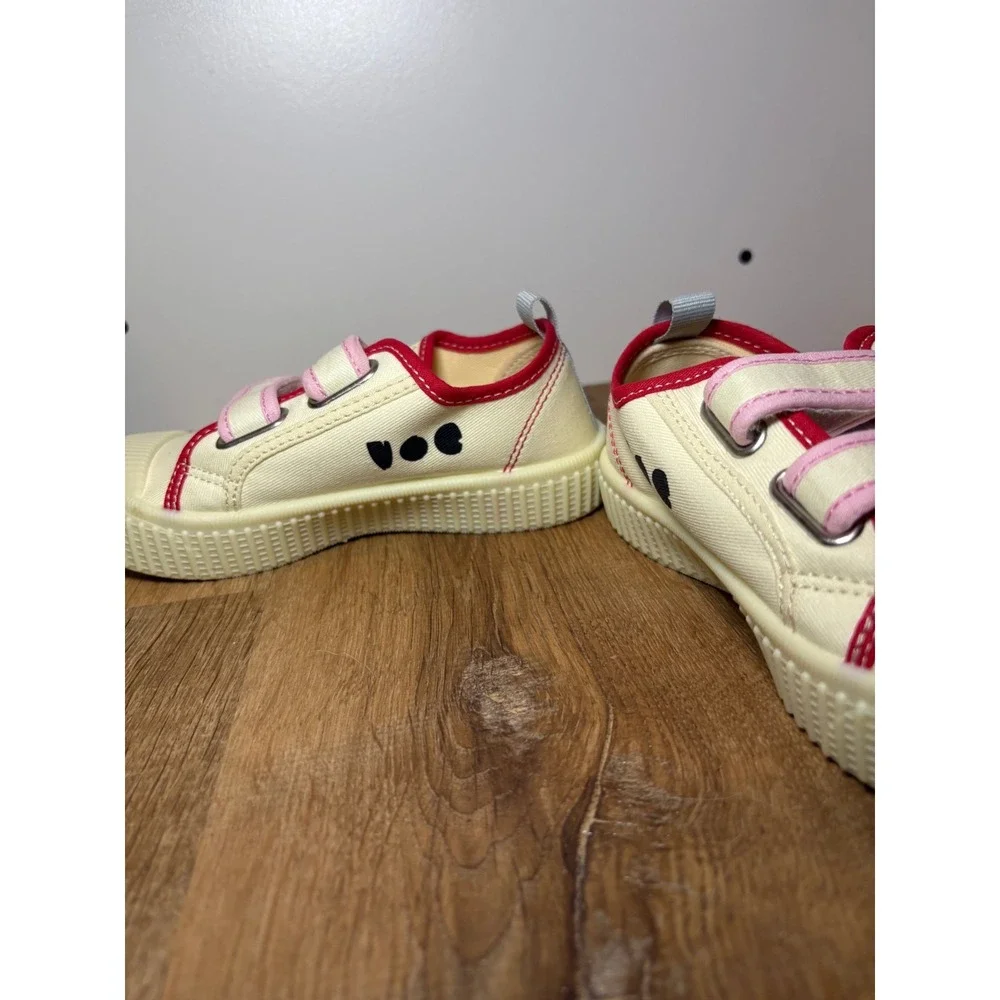 Happy Nocnoc Girls‎ Shoes 28 ,Canvas,colors Red Pink